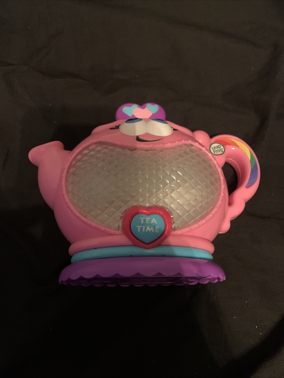 Leap Frog Musical Rainbow Tea Party Teapot/Kettle Light-Up 2018 Mirror Top Works