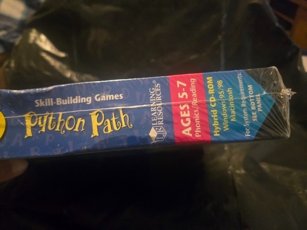 SEALED! Learning Resources Python Path Phonics CD-ROM Software LER 5150 Win/Mac