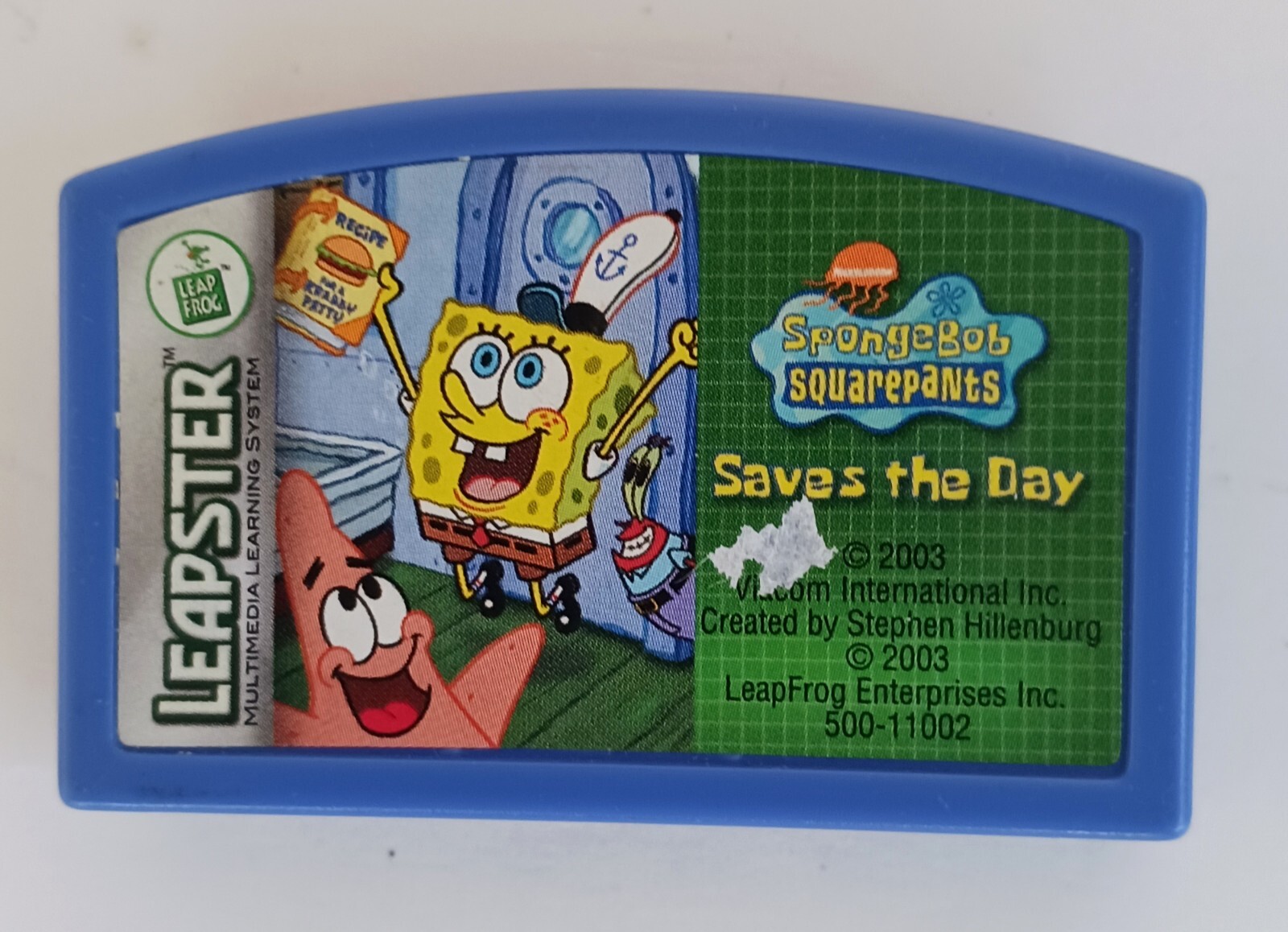 Leapster LeapFrog Learning Games Spongebob Squarepants Saves the Day Cartridge