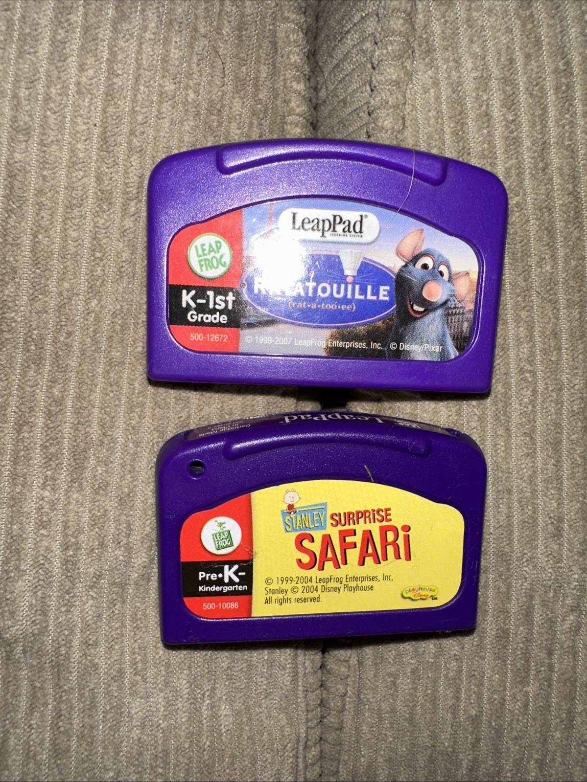 Leapfrog LeapPad Lot of 2 Learning Game Cartridges Leap Pre K And Up