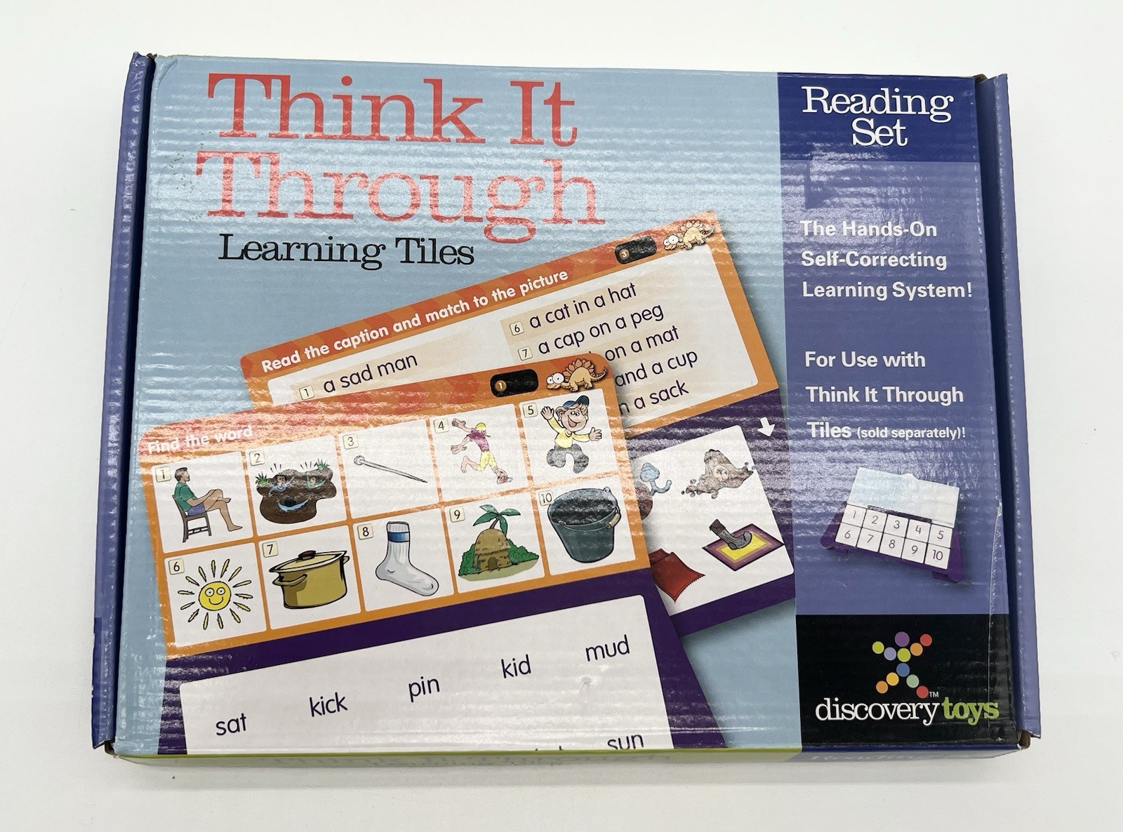Discovery Toys Think It Through Learning Tiles Hands-On, Reading Spelling & Math