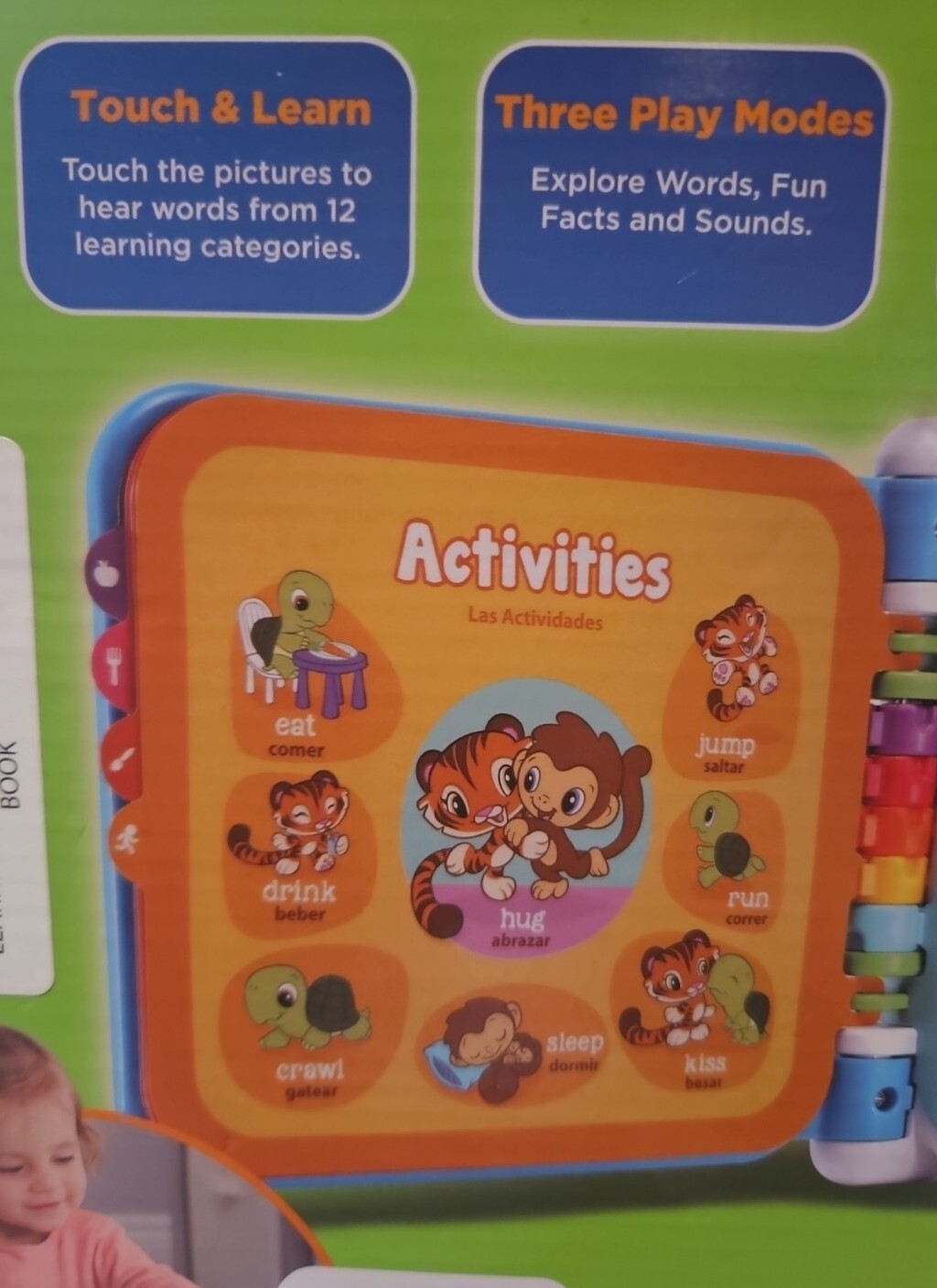 LEAPFROG LEARNING FRIENDS 100 WORDS BILINGUAL ELECTRONIC BOOK New