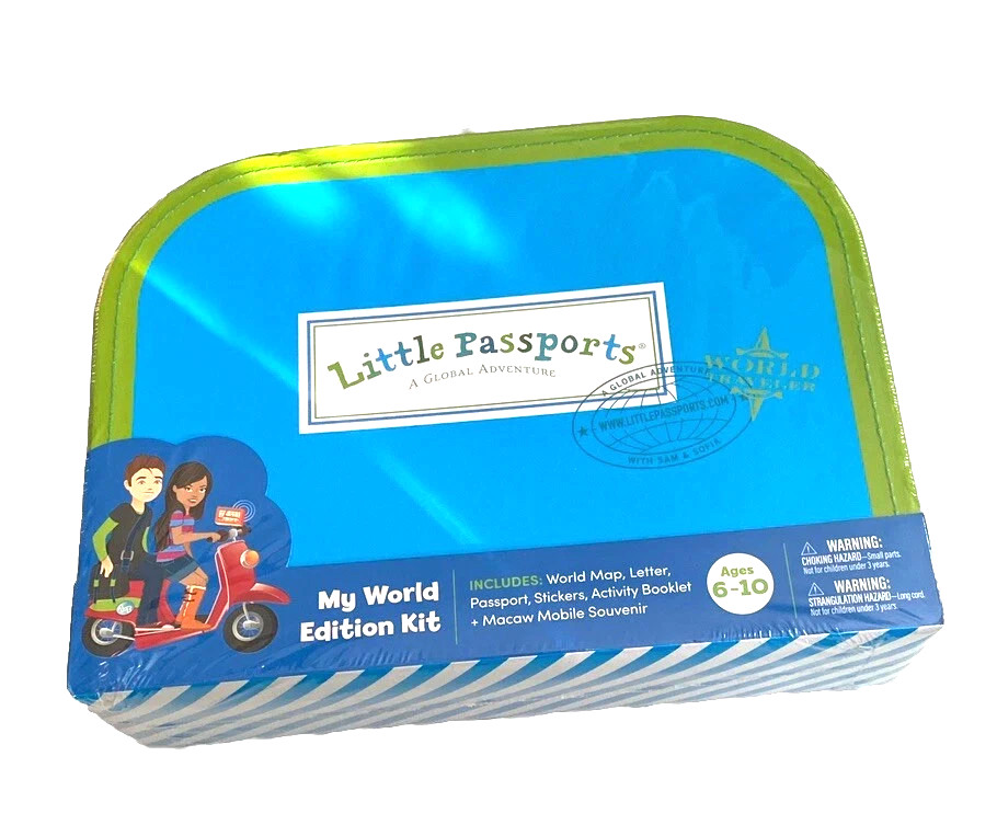 Little Passports: A Global Adventure My World Edition Kit for Ages 6-10 NEW