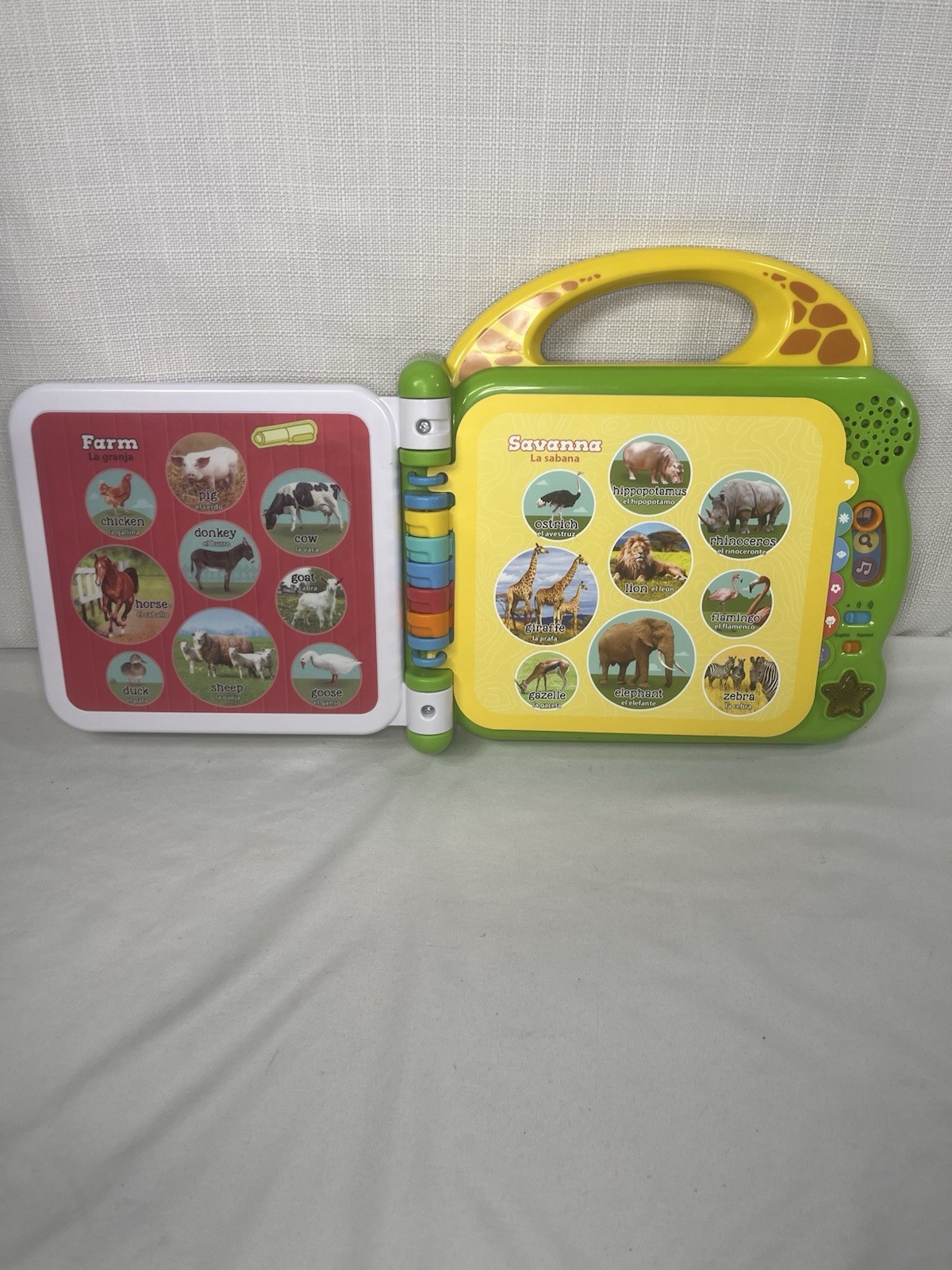 Leapfrog 100 Animals Book English And Spanish Toddler Learning Book