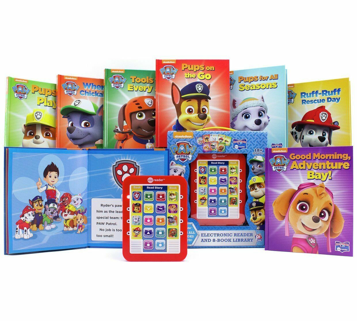 Nickelodeon – Paw Patrol Me Reader Electronic Reader and 8-Book Library – PI Kid