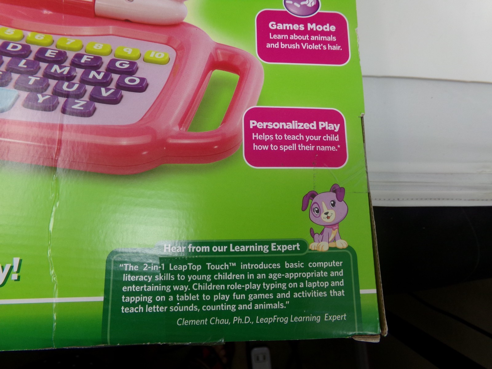 NEW Never Removed from Box 2-in-1 Leap Frog LeapTop Touch Laptop & Tablet pink