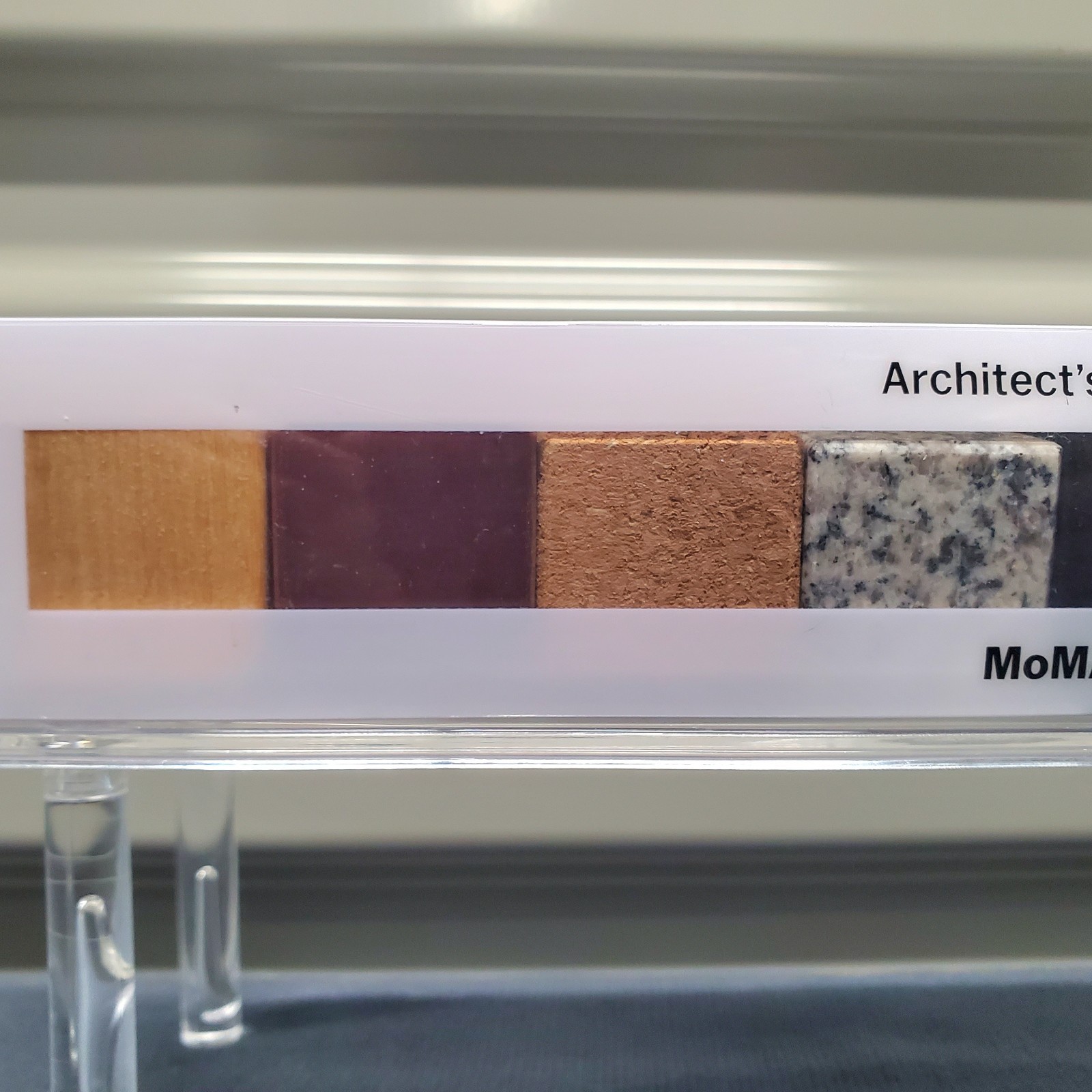 MoMA Architect’s Cubes Set of 8 Natural & Composite Material Design Blocks
