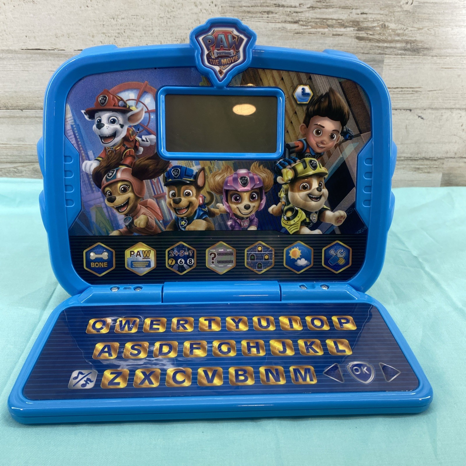 Paw Patrol The Movie Learning Tablet VTech Toy Laptop Game WORKING