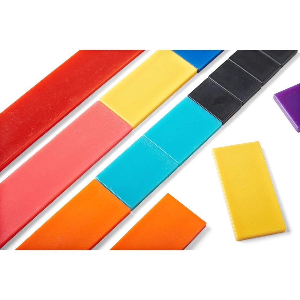 Durable Plastic Fraction Tiles for Hands-On Learning – Montessori 4th Grade Set
