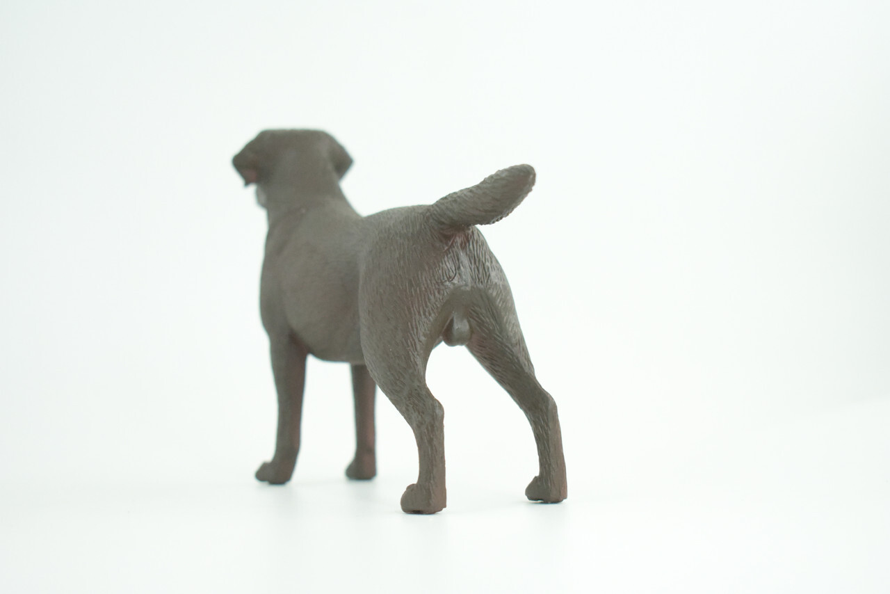 Labrador Dog Toy, Chocolate, Brown, Realistic Hand Painted 6 Inches CH935 BB206