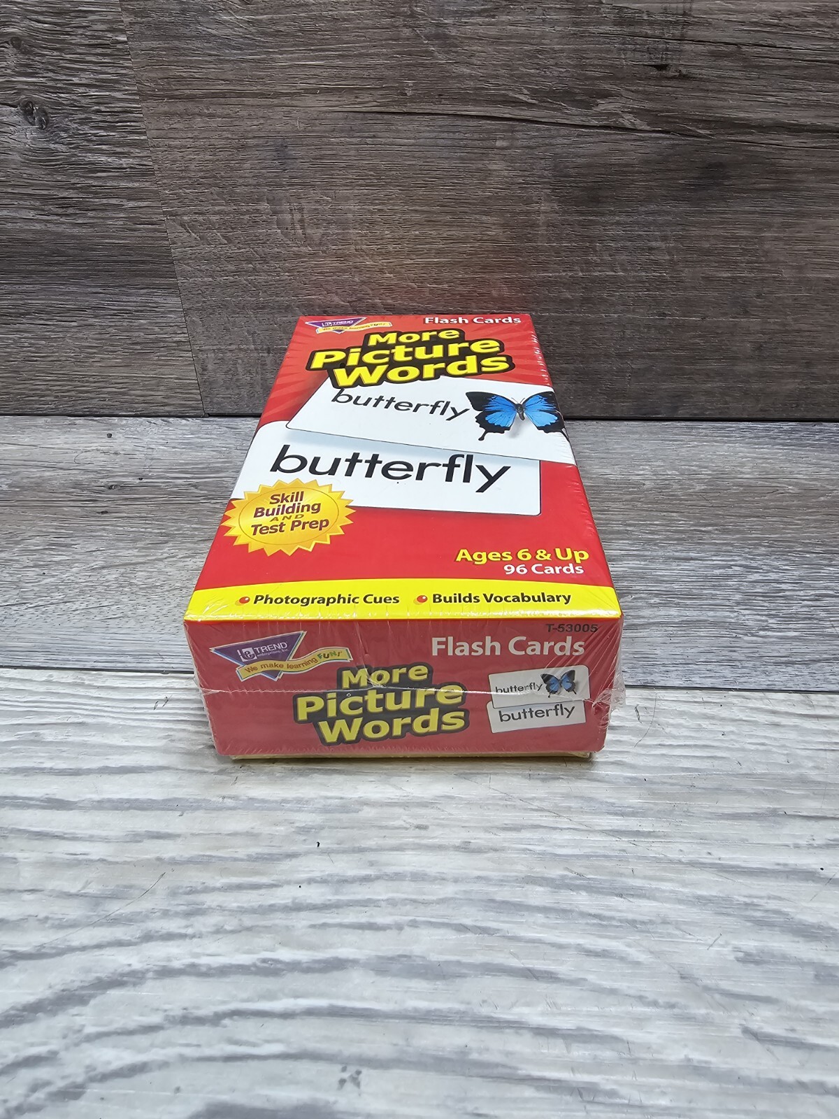 Flash Cards More Picture Words Educational 96 Cards Ages 6+ Homeschool Teacher