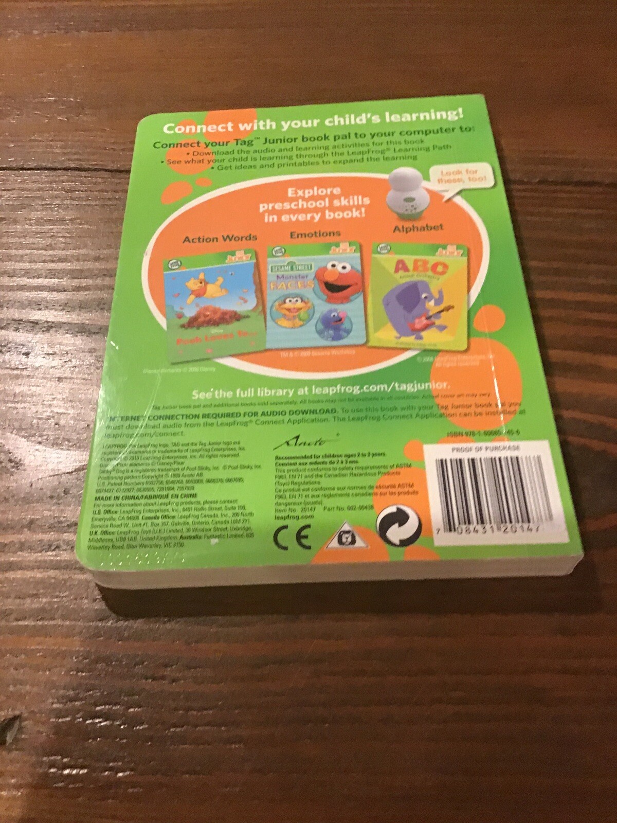 LeapFrog Tag Junior Reader Book – Disney – TOY STORY 3 Imagination