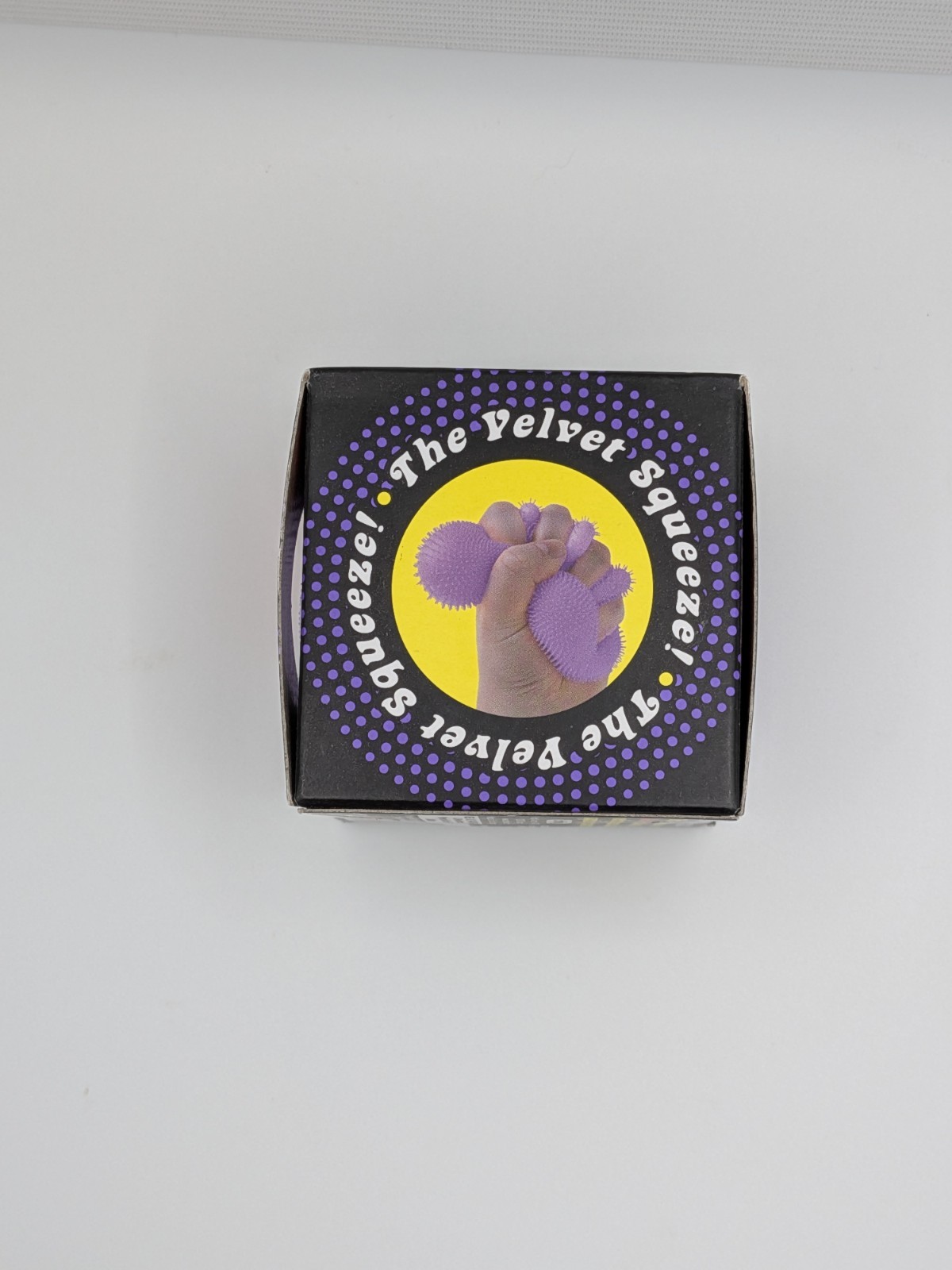 Nee Doh Needoh FUZZ BALL The Velvet Squeeze Fuzzball NEW Purple