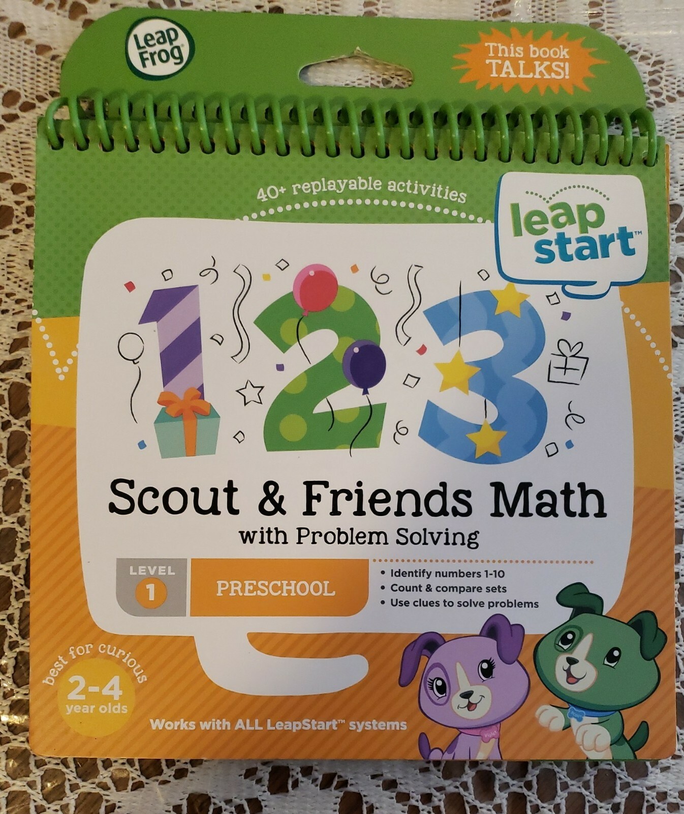 Leap Frog Leap Start Scout & Friends – Math Level 1 PreSchool NEW 40+ Activities