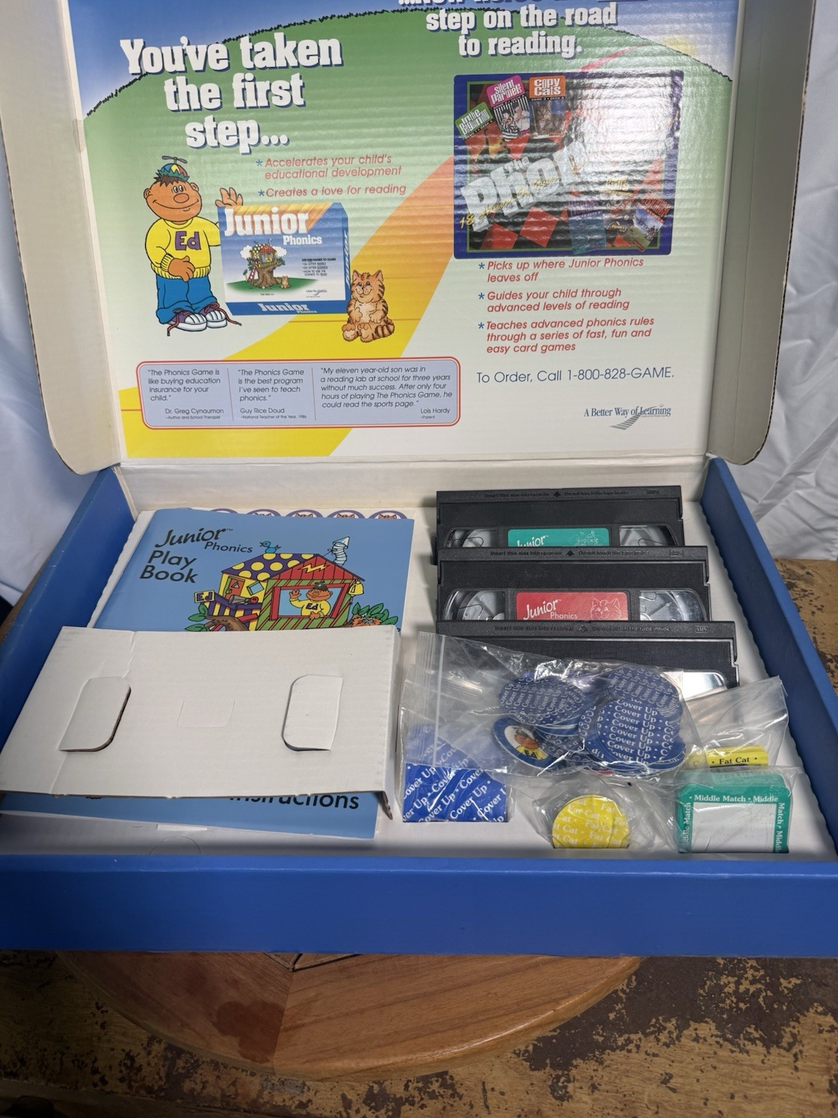 Junior Phonics Education Game A Better Way of Learning Letters, Sounds, Reading