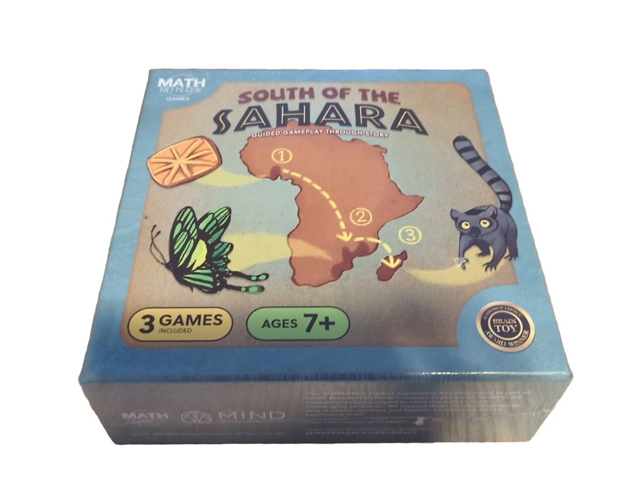 South Of The Sahara (English Version) – Math Minds Games – 3 Games – New/Sealed