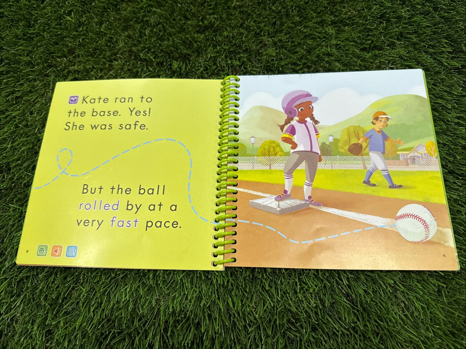 LeapFrog Leap Start Learn to Read book No. 5 — BALL ON THE RUN