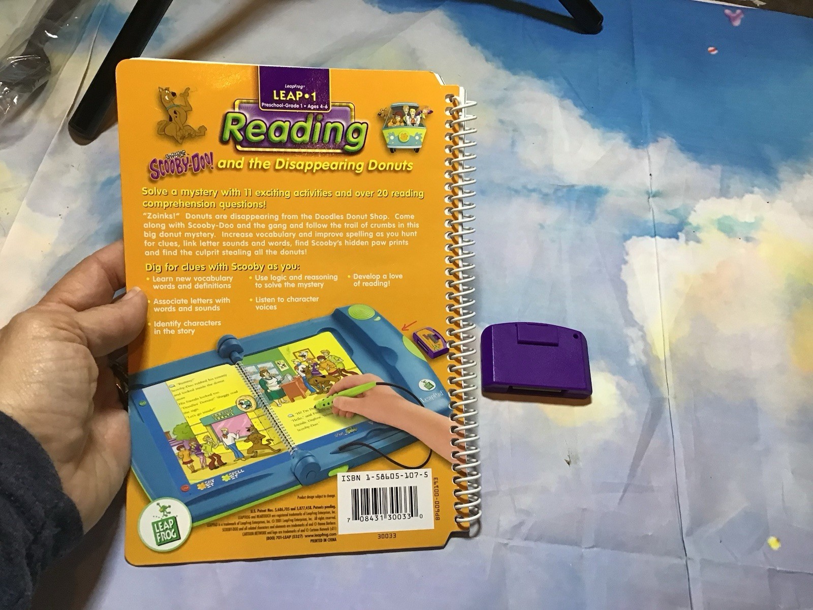 Leapfrog LeapPad Scooby-Doo And The Disappearing Donuts Reading Preschool-1st