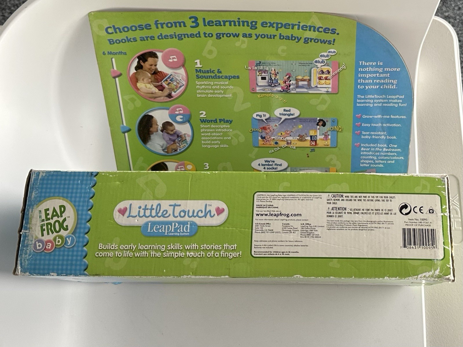 LeapFrog Little Touch LeapPad Infant Toddler Learning System New For 6-36 Months