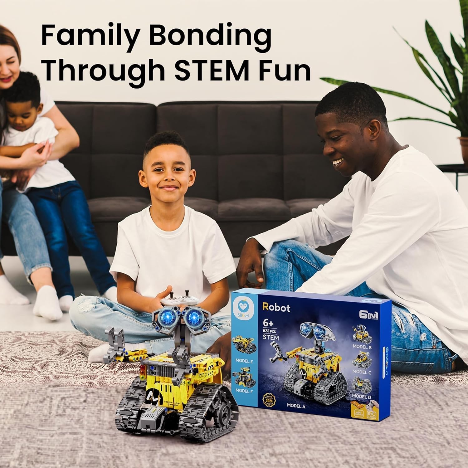 Robot Building Kit with Remote Control Gifts for Kids Boys Ages 8-13, Coding …