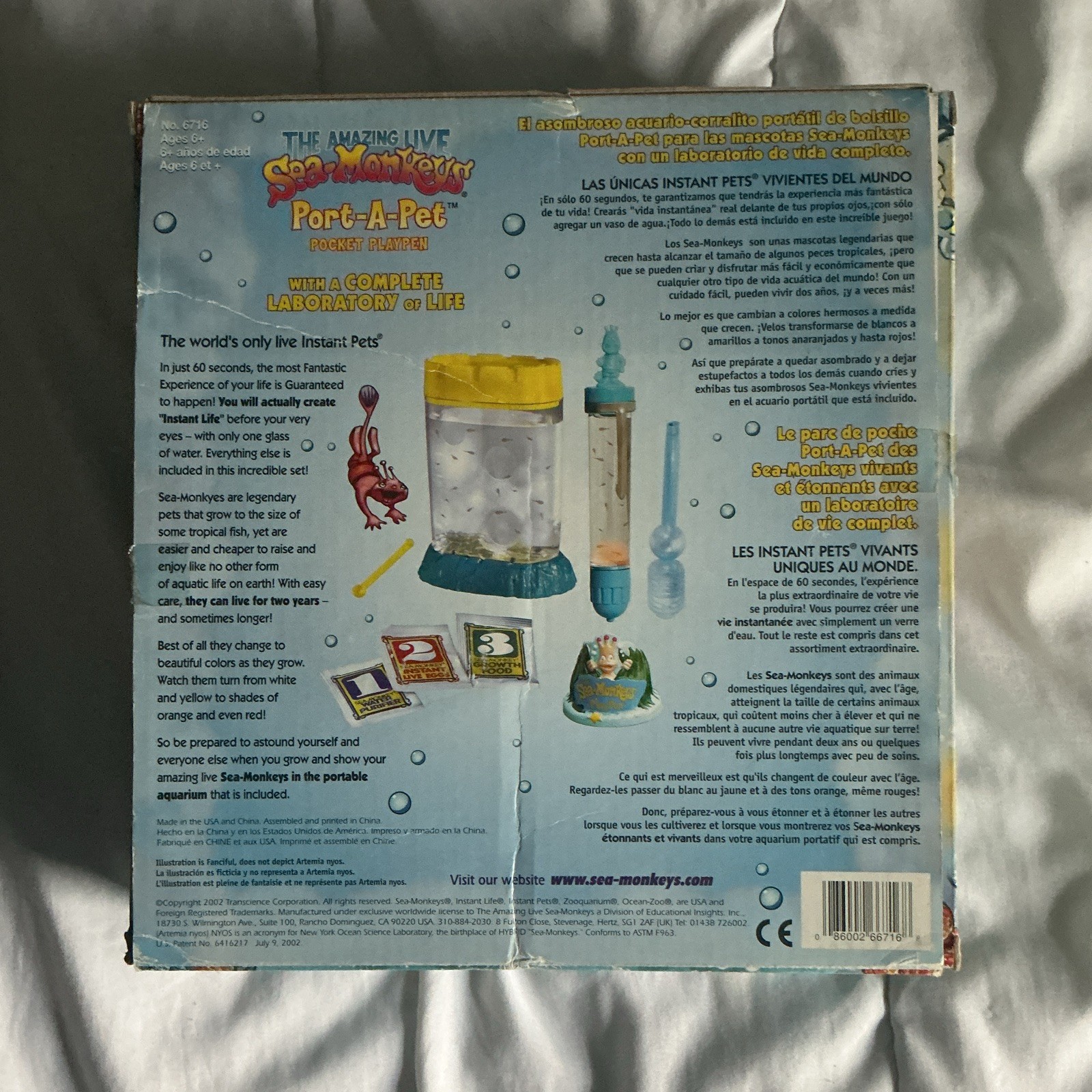 Amazing Live Sea-Monkeys Port-A-Pet Pocket Playpen Kit MPN 6716 (DM for offers)