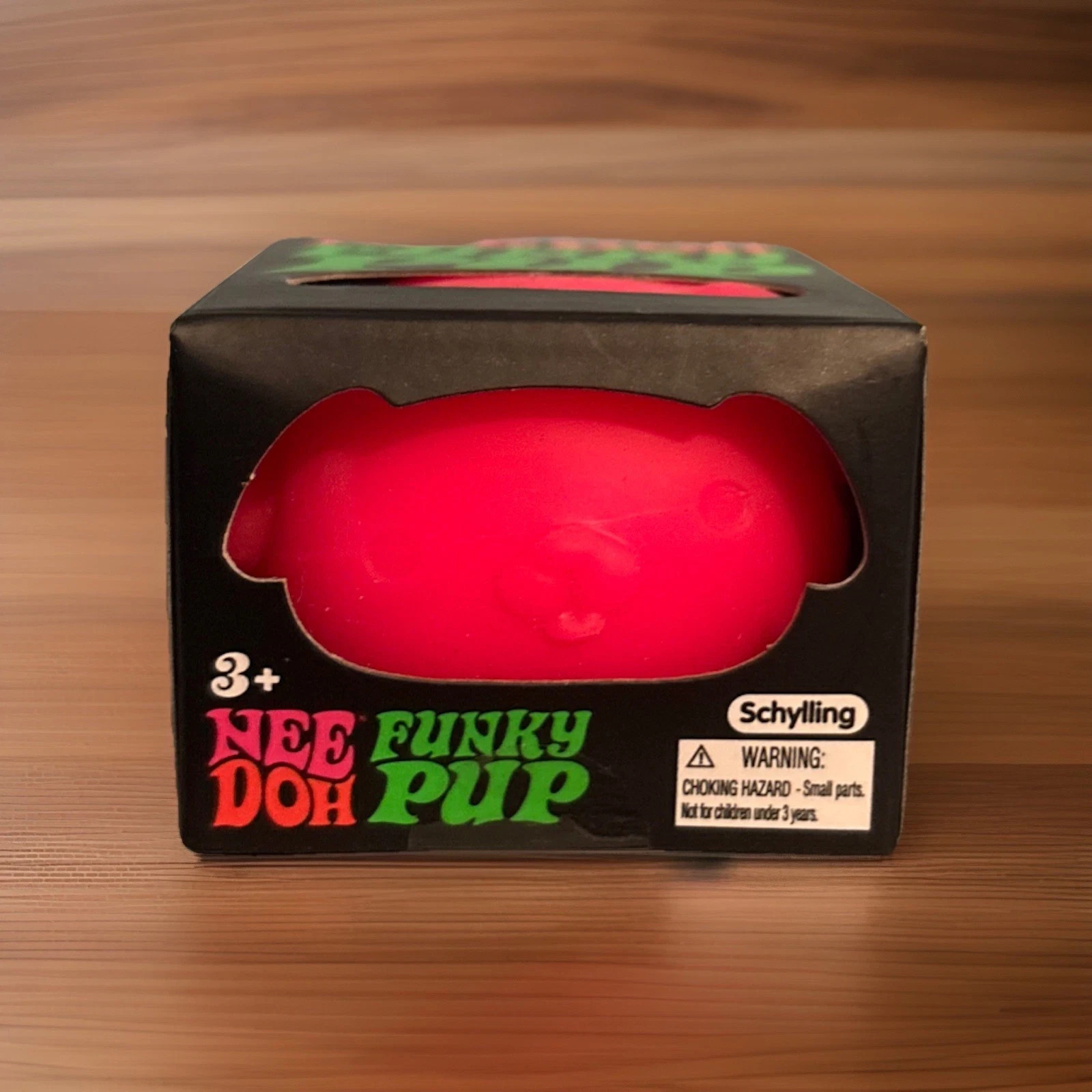 Schylling NeeDoh Funky Pup – Pink Purple Blue Squishy NEW Authentic Nee Doh!