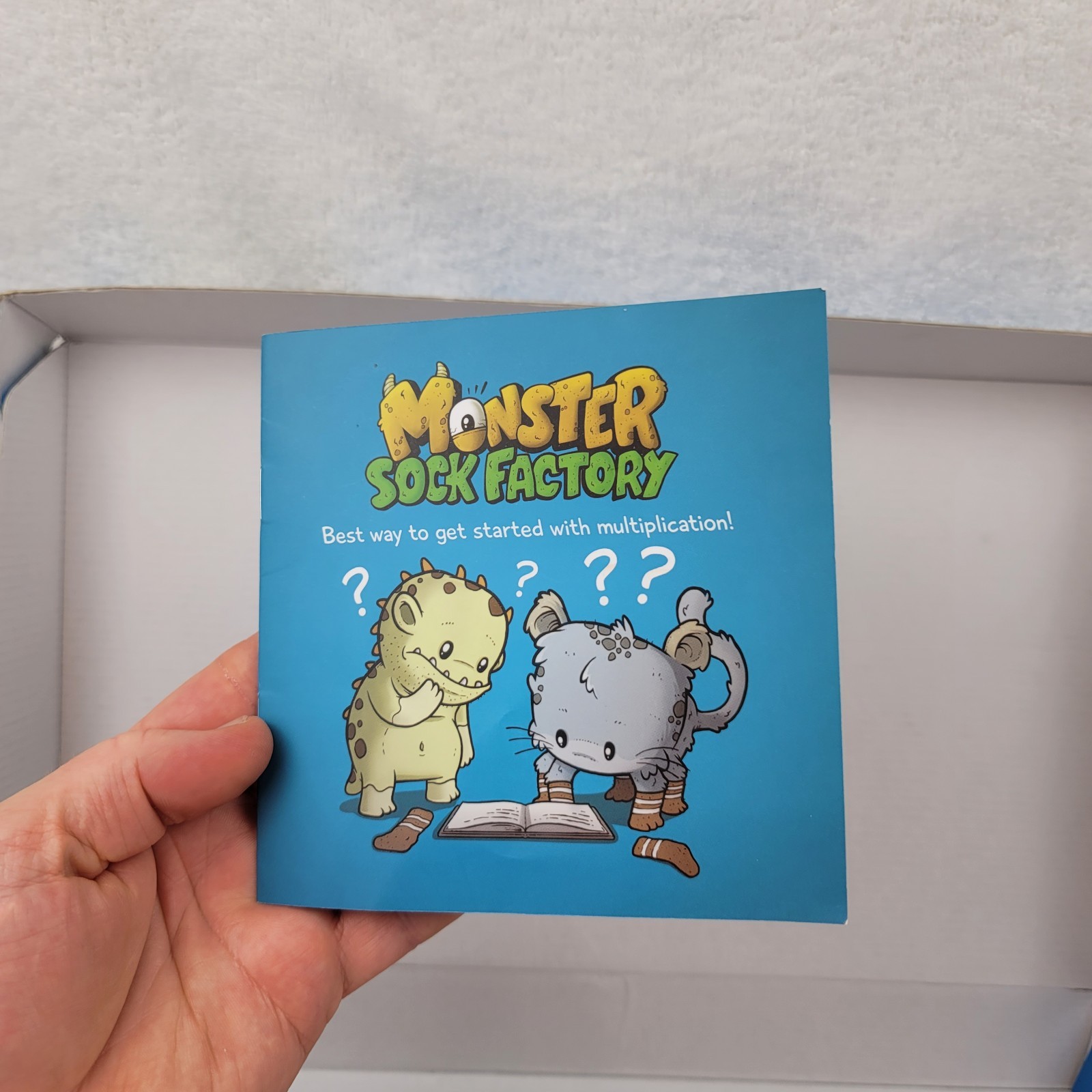 Monster Sock Factory Logic Roots Multiplication Math Game Used Nearly Complete