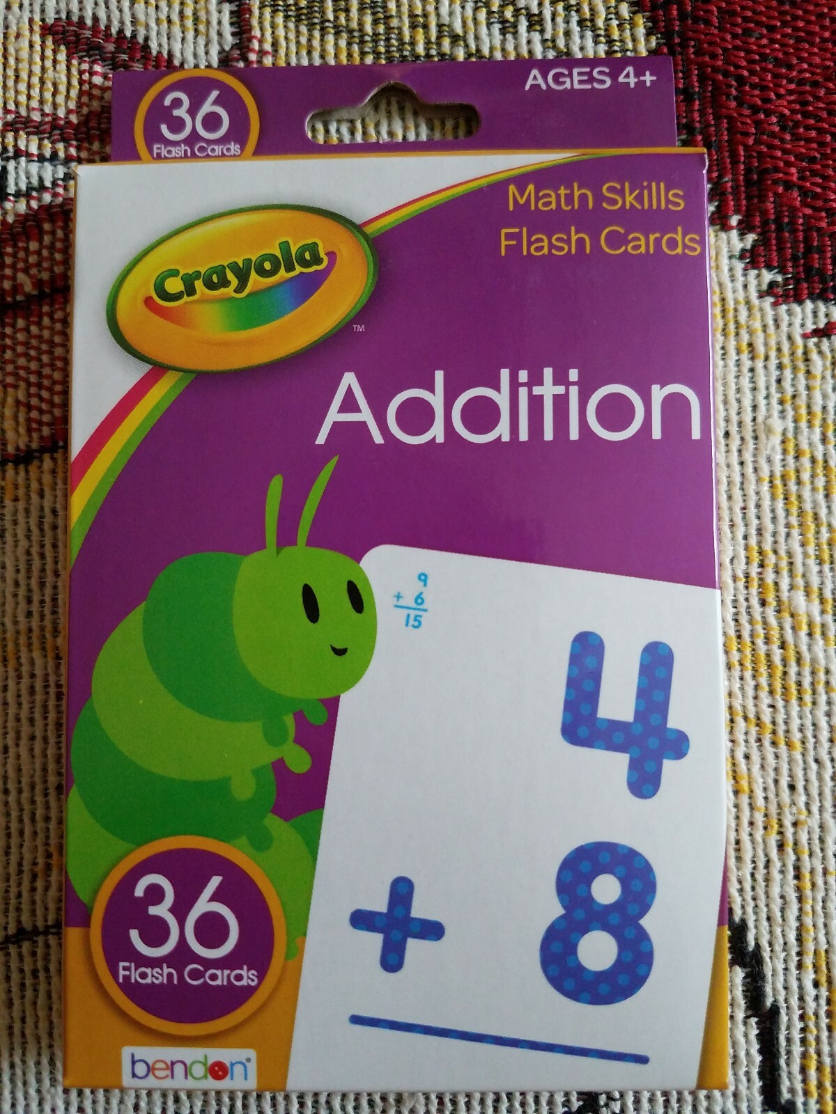 Crayola math skills flashcards ages 4 and up addition