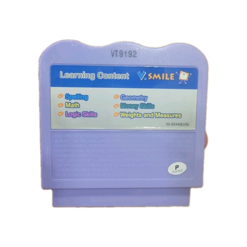 Vtech V.Smile SpongeBob SquarePants A Day In The Life Of A Sponge Game Cartridge