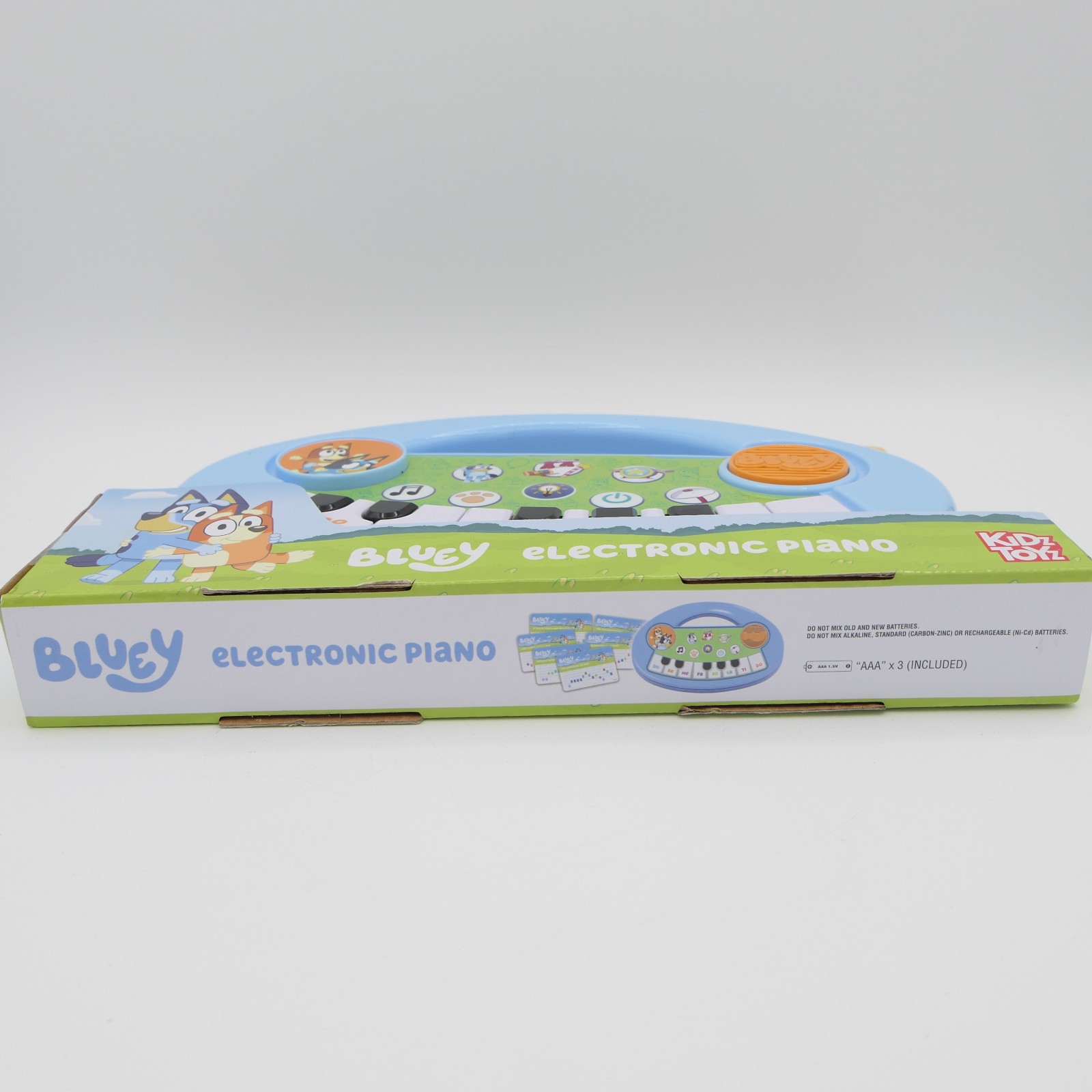 Kidz Toyz Bluey Electronic Piano Musical Keyboard Bluey Theme + 6 Fun Songs 3+
