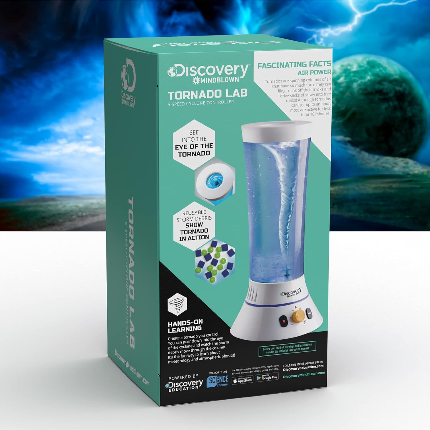 ™ Tornado Lab, 5-Speed Cyclone Controller, Educational Learning Activity Kit, Fu