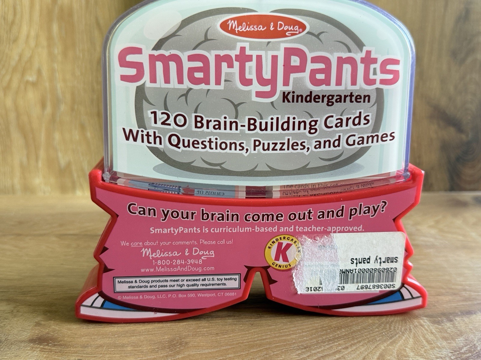 Melissa & Doug SmartyPants Kindergarten Brain-Building Educational Cards, 120