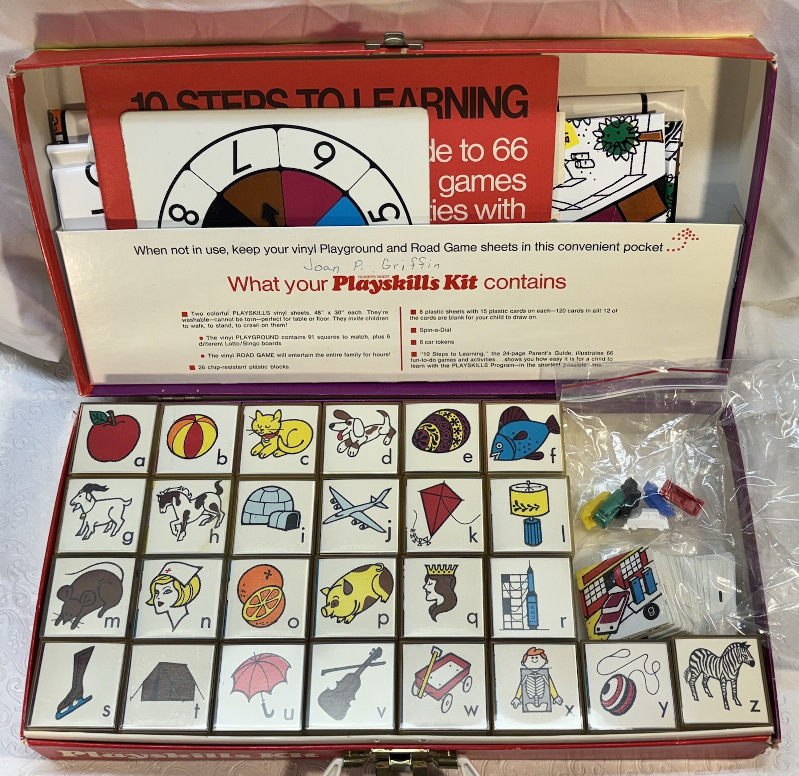 PlaySkills Kit Vintage Reader’s Digest Preschool Education Alphabet ELA Game
