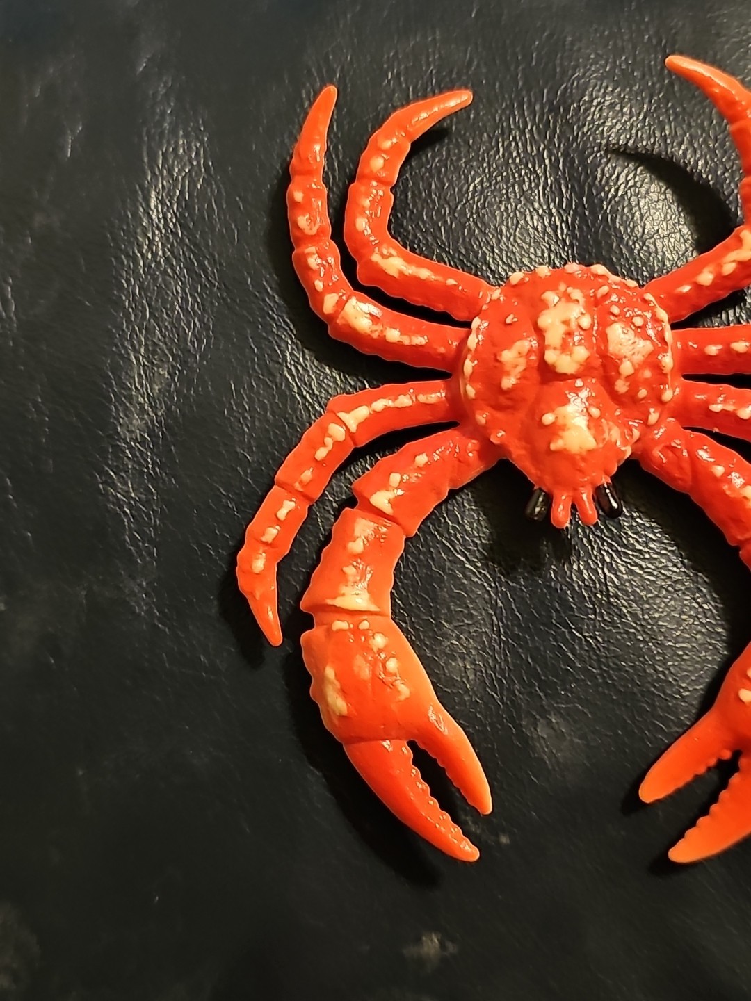 Unbranded Red Plastic Crab- 4 Inches