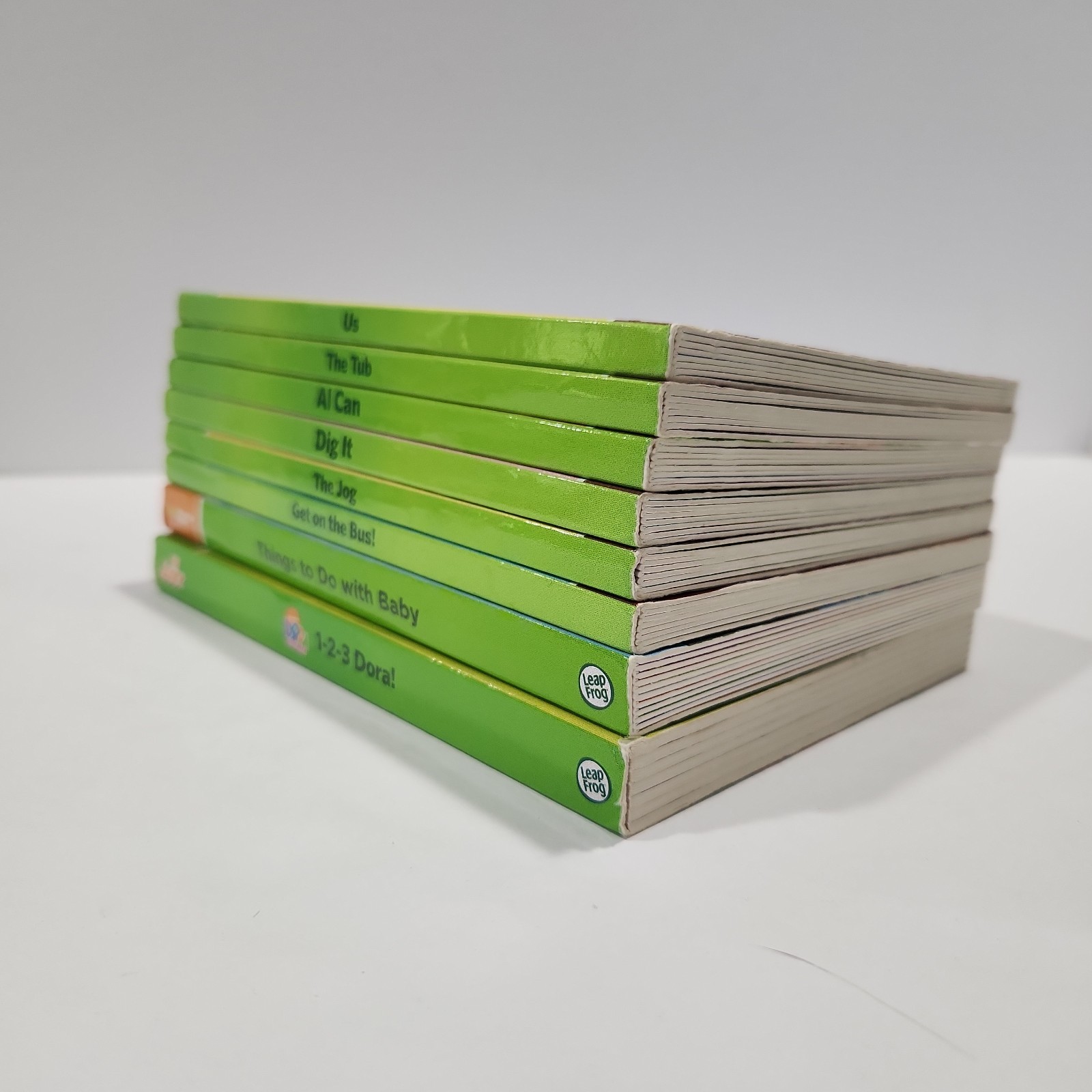 LeapFrog Tag Junior Board Books Lot of 8 Short Vowels Dora Learn Read VGC