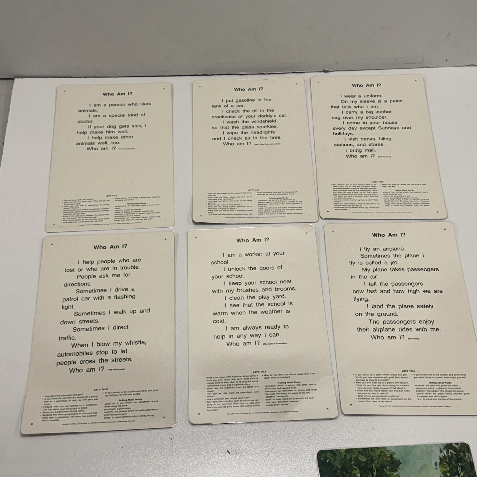 Vintage Lot Of 19 McGraw-Hill 1967 Teaching Classroom School Posters Lessons