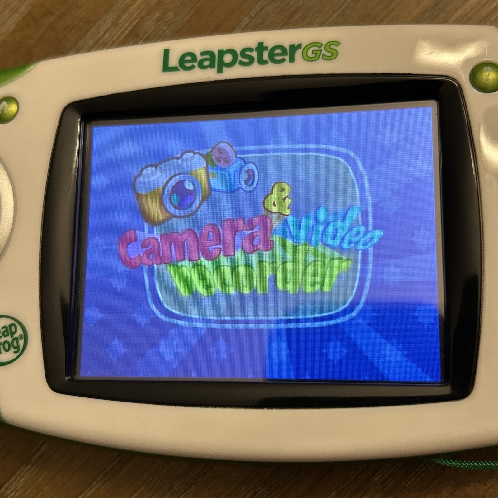 Leap Frog Leapster GS Explorer Green and White Handheld Video Game Console