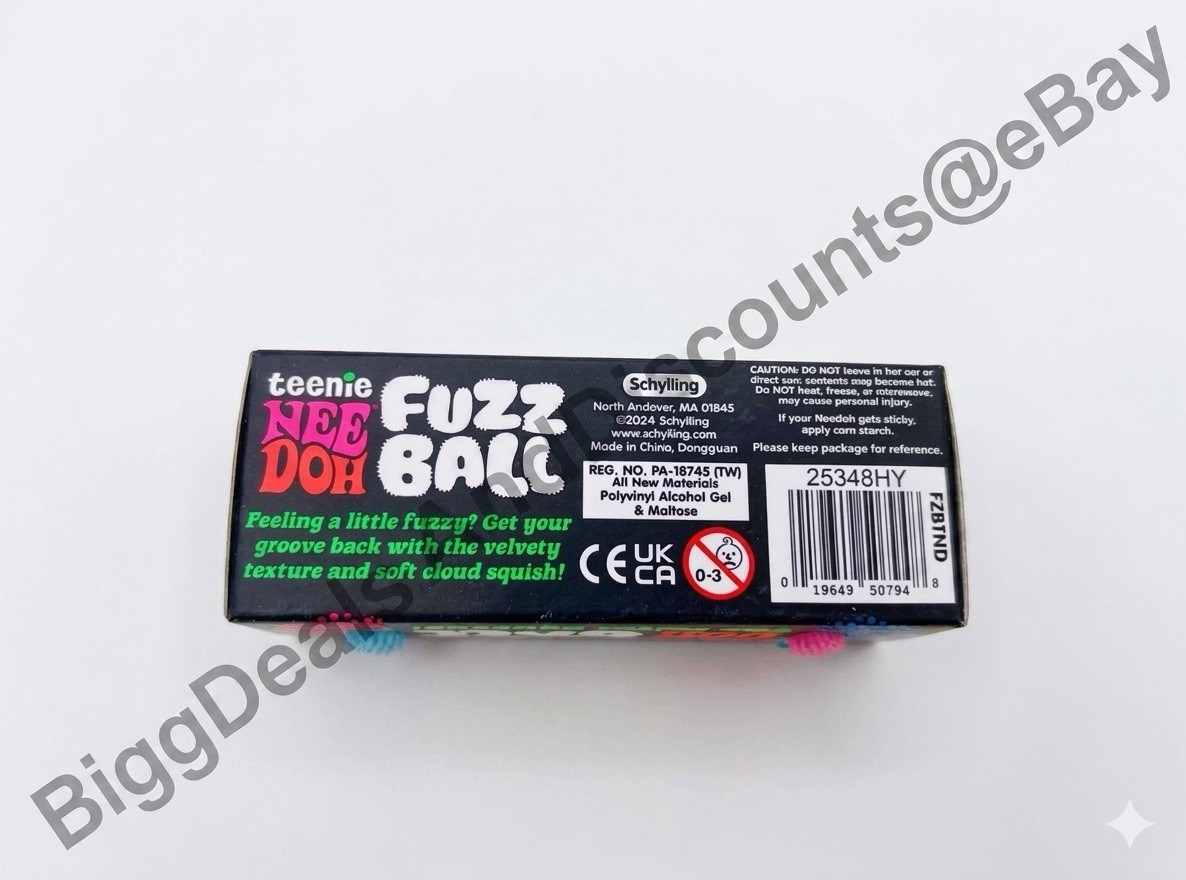 🔥 SEALED/UNOPENED Needoh Teenie Fuzzball 3 Pack Tiktok Viral – BLUE/PINK/PURPLE