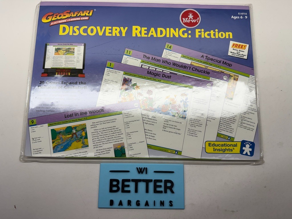 GeoSafari Full Set – Discovery Reading Fiction EI 8733 Combine N Save