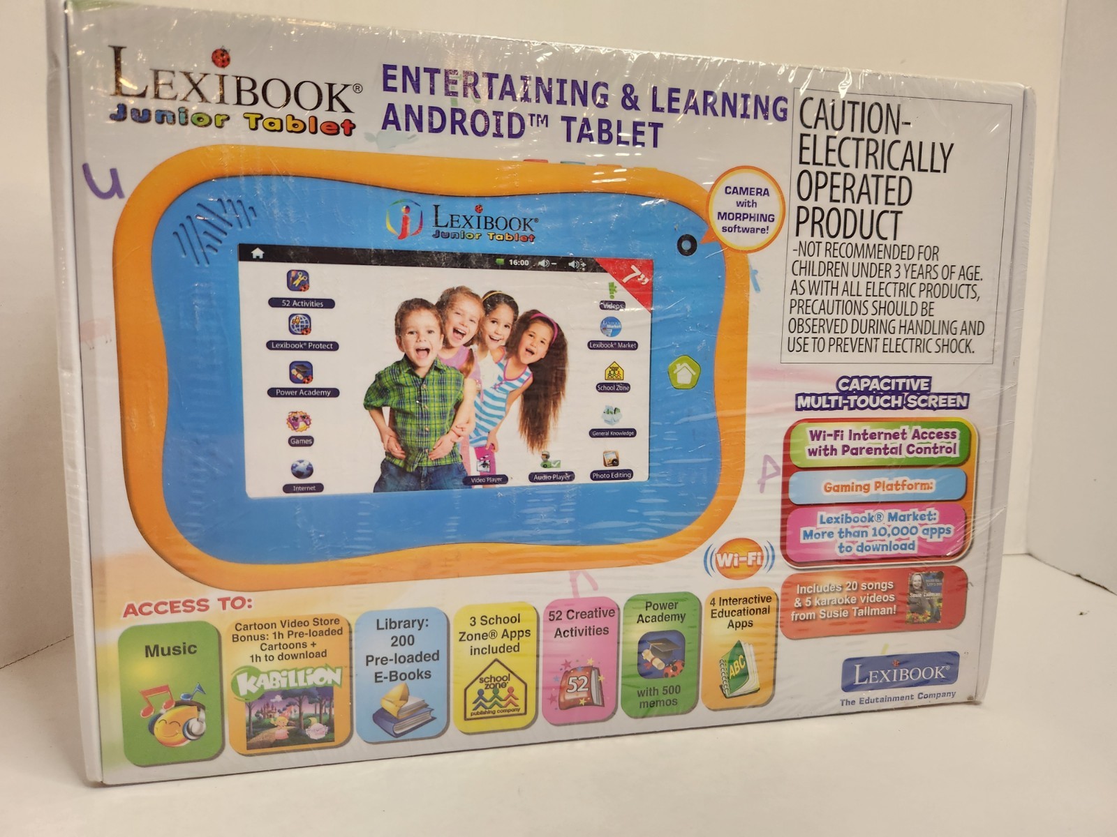 Lexibook MFC270EN Junior Tablet with 4GB Memory – Orange/Blue New sealed