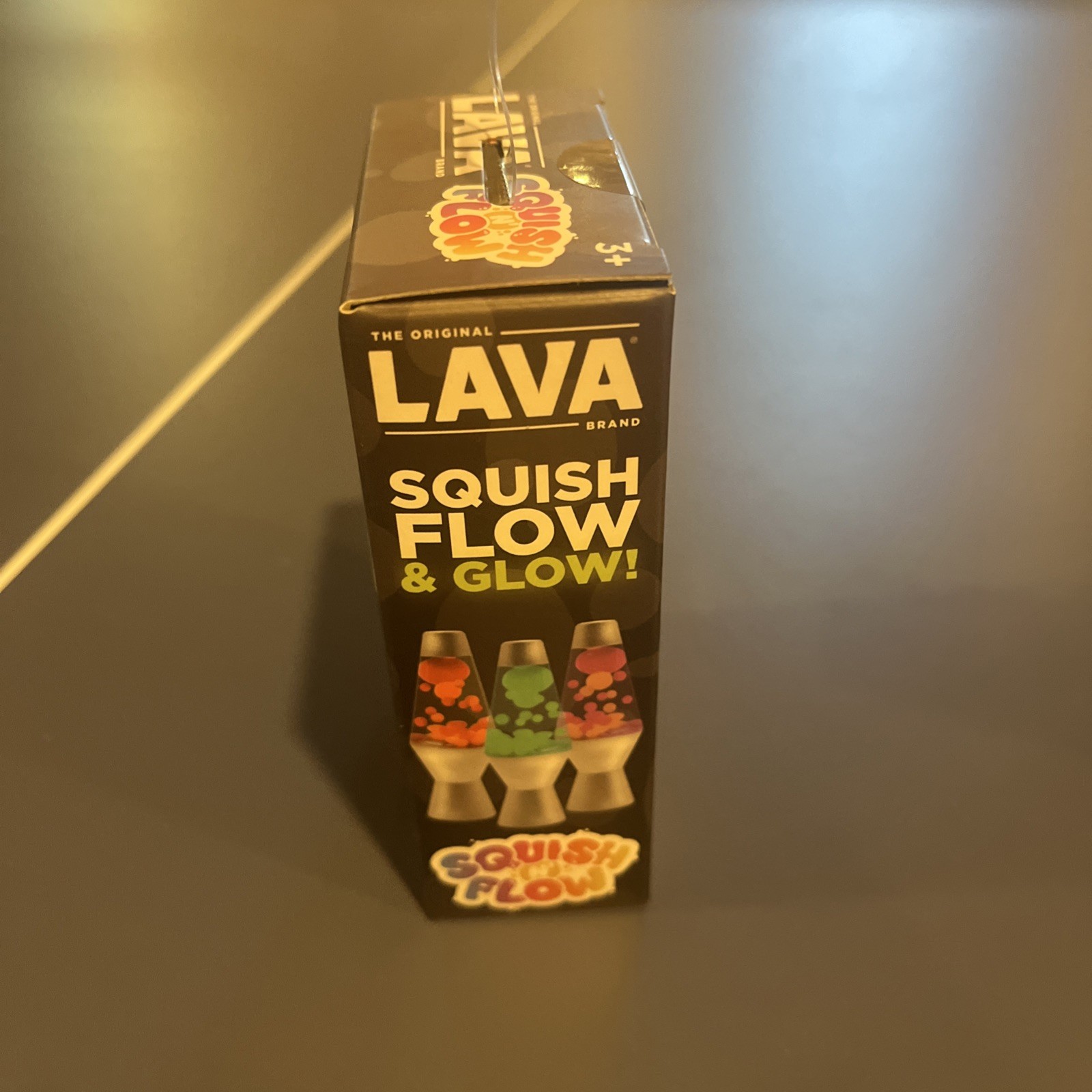 Schylling Lava Lamp Squish N Flow Squishy NeeDoh Glow In The Dark Rare New