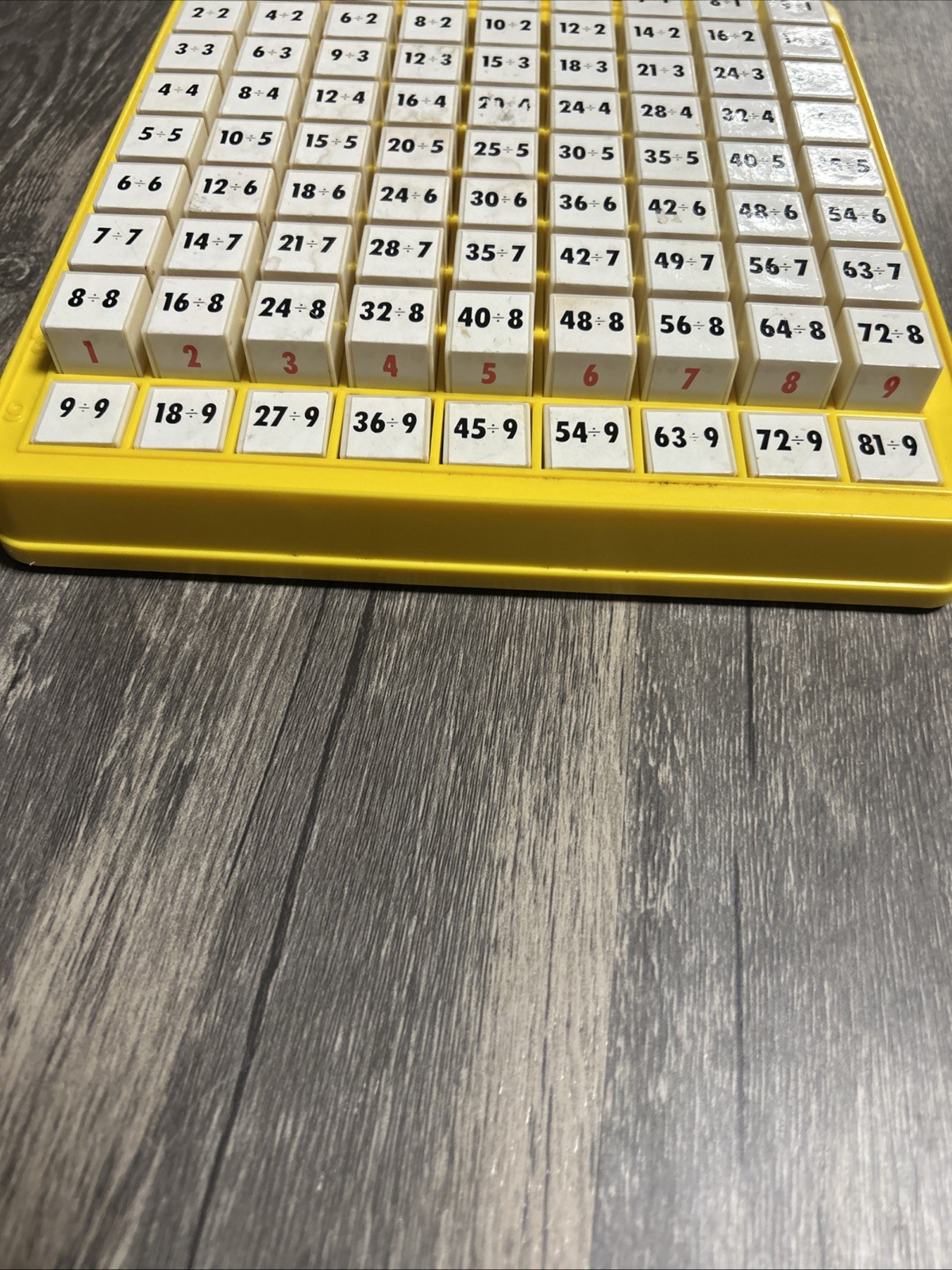 Lakeshore DIVISION MACHINE Teaching Math School Learning Toy Yellow