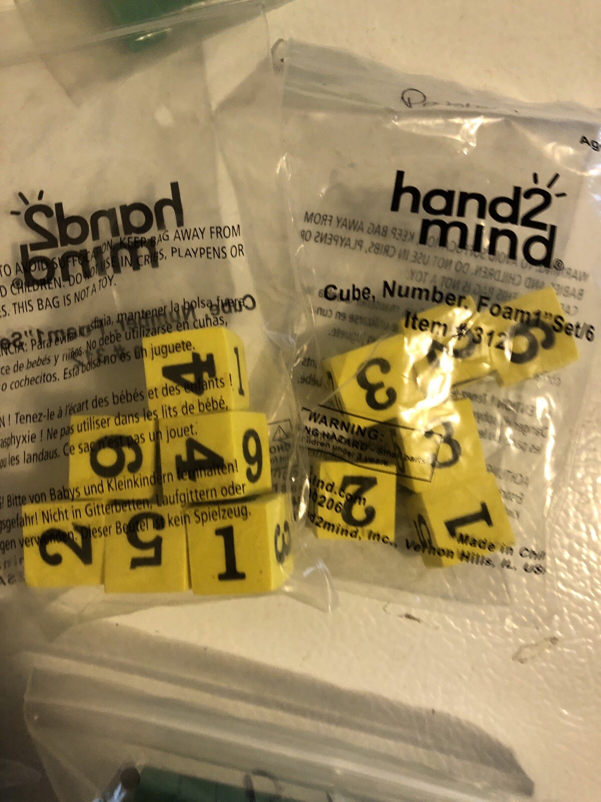 Hand 2 Mind Lot Mix Base Ten Cubes Units Rods Chemical Splash Mini SEE