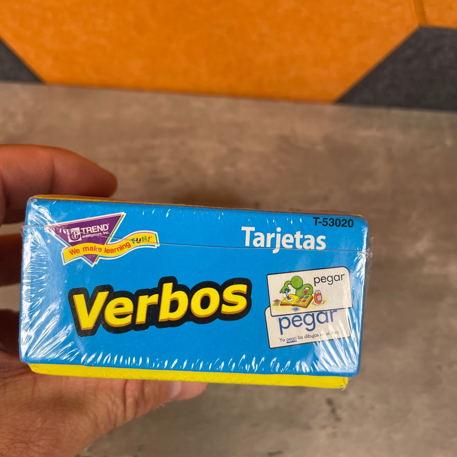 Trend Enterprises Verbos Spanish Flash Cards 94 Count T-53020 Educational New