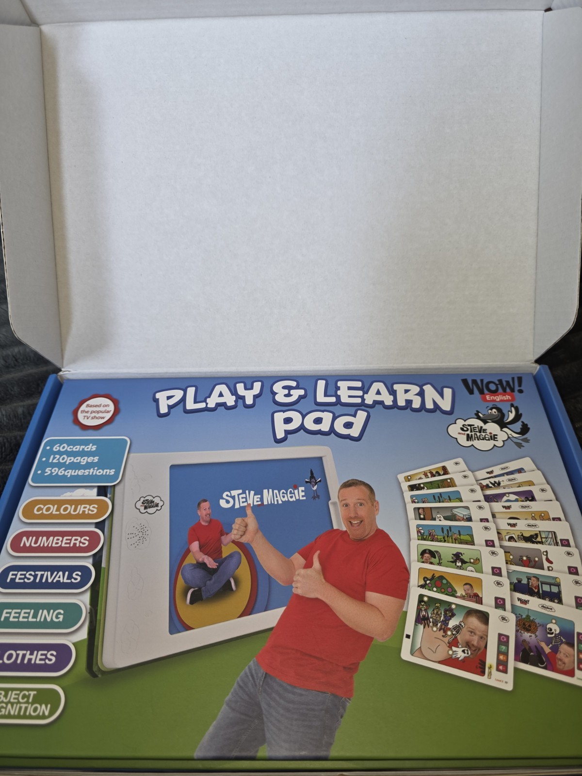 🌟Wow! English Play & Learn Pad STEVE and MAGGIE interactive learning play pad