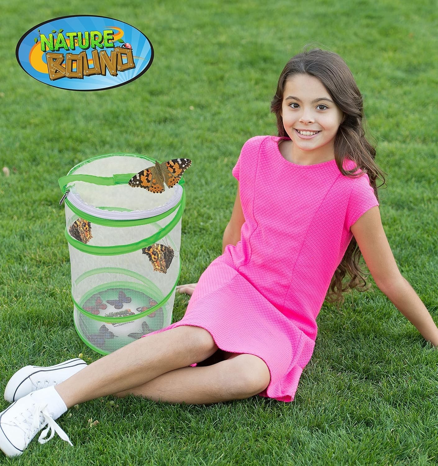 Butterfly Growing Kit – Live Caterpillar to Butterfly Project for Kids – Incl…