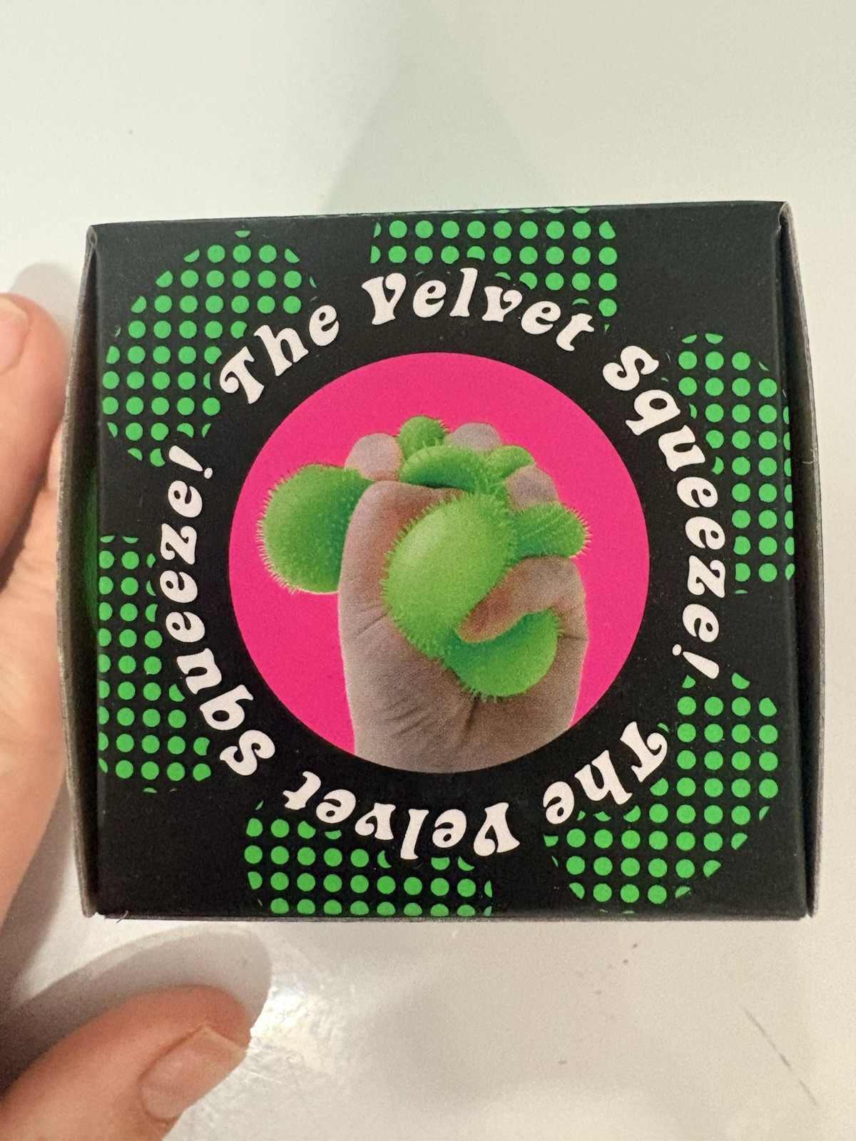 GREEN Needoh FUZZ BALL Flower Power Nee Doh Fuzzball 100% AUTHENTIC Viral TikTok