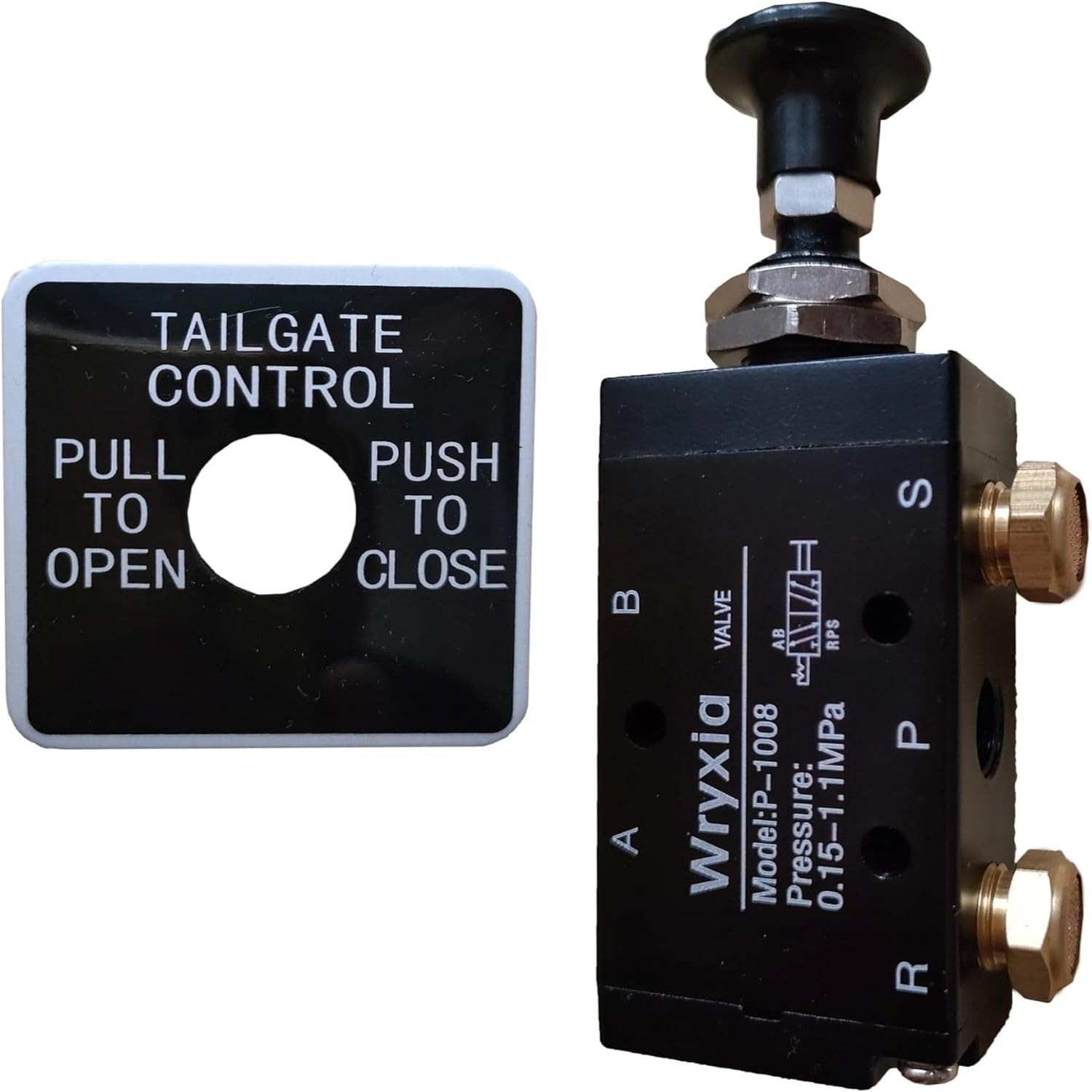 Wryxia Air Valve Push-Pull 4 Way 2 Position Manual Dump Truck Tailgate Valve …