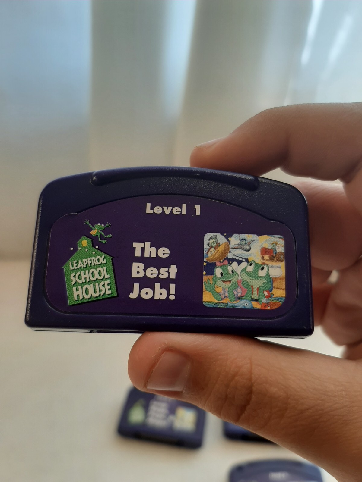 Leapfrog Dark Purple Teaching Learning School Game Cartridges Lot Of 4 Level 1