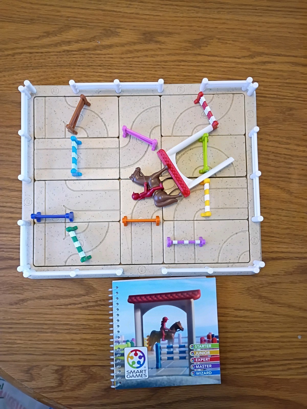 SmartGames Horse Academy Path-Building Game with 80 Challenges Ages 8 and Up